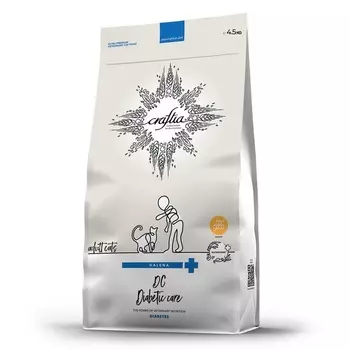 Craftia Galena Cat Diabetic Care корм для кошек при сахарном диабете - 4,5 кг ветеринарный для взрослых для всех пород мешок Сербия 1 уп. х 1 шт. х 4.5 кг