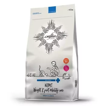 Craftia Galena Cat Weight Joint Mobility Care корм для кошек для снижения веса и суставов - 4,5кг ветеринарный для взрослых для всех пород мешок Сербия 1 уп. х 1 шт. х 4.5 кг