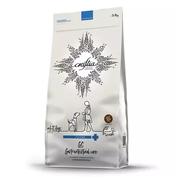 Craftia Galena Dog Gastrointestinal Care корм для собак при заболеваниях ЖКТ - 2 кг ветеринарный для взрослых для всех пород мешок Сербия 1 уп. х 1 шт. х 2 кг
