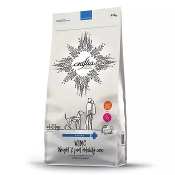 Craftia Galena Dog Weight Joint Mobility Care корм для собак для снижения веса и суставов - 2 кг ветеринарный для взрослых для всех пород мешок Сербия 1 уп. х 1 шт. х 2 кг