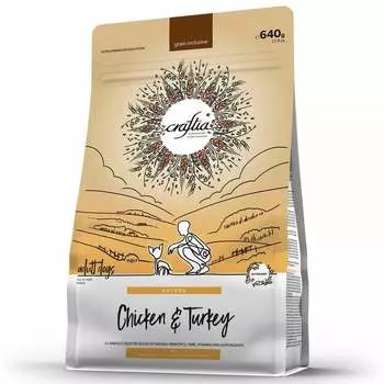 Craftia Natura Adult Dog Toy Small Breed сухой корм для собак миниатюрных и мелких пород, с курицей и индейкой - 640 г повседневный холистик для взрослых с индейкой породы мелкого размера мешок Импортный корм 1 уп. х 1 шт. х 0.64 кг