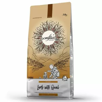 Craftia Natura Puppy Small Breed сухой корм для щенков миниатюрных и мелких пород, с ягненком и перепелкой - 7 кг повседневный холистик для щенков с ягненком породы мелкого размера мешок Импортный корм 1 уп. х 1 шт. х 7 кг