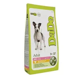 Dado Dog Adult Mini Chicken & Rice монобелковый корм для собак мелких пород, с курицей и рисом - 2 кг супер премиум монобелковый для взрослых с курицей породы мелкого размера мешок Италия 1 уп. х 1 шт. х 2 кг