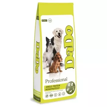 Dado Dog Professional Puppy Large Chicken & Rice монобелковый корм для щенков крупных пород, с курицей и рисом - 20 кг для кормления супер премиум монобелковый для щенков с курицей породы крупного размера мешок Италия 1 уп. х 1 шт. х 20 кг