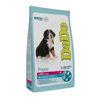 Dado Dog Puppy Large Ocean Fish & Rice монобелковый корм для щенков крупных пород, с рыбой и рисом - 3 кг для кормления супер премиум монобелковый для щенков с рыбой породы крупного размера мешок Италия 1 уп. х 1 шт. х 3 кг