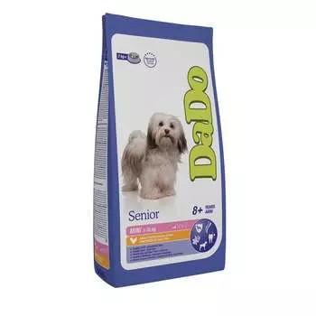 Dado Dog Senior Mini Chicken & Rice монобелковый корм для пожилых собак мелких пород, с курицей и рисом - 2 кг супер премиум монобелковый для пожилых с курицей породы мелкого размера мешок Италия 1 уп. х 1 шт. х 2 кг