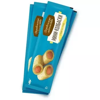 Деревенские лакомства для кошек, мини-колбаски, с пюре из тунца - 10 г с тунцом 1 уп. х 1 шт. х 0.04 кг