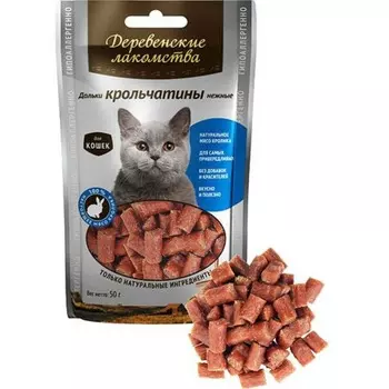 Деревенские лакомства лакомство для кошек, дольки крольчатины, нежные - 50 г Китай 1 уп. х 1 шт. х 0.05 кг