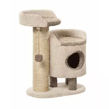 Домик Зё Пушок для кошек, цвет молочный с купучино Россия 1 уп. х 1 шт. х 22 кг