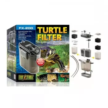 Exo Terra фильтр для аквариума внешний Turtle Filter FX-200 (PT3630) Тайвань 1 уп. х 1 шт. х 1.152 кг
