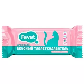 Favet Вкусный лакомство таблеткодаватель лакомство для кошек - 10 г повседневный для всех возрастов с птицей для всех пород Россия 1 уп. х 1 шт. х 0.01 кг