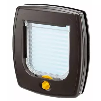 Ferplast Swing 3 Basic дверка для животных, коричневая - 22,5x5xh25,2 см, размер прохода - 14,5x14,8 см Словения 1 уп. х 1 шт. х 0.356 кг