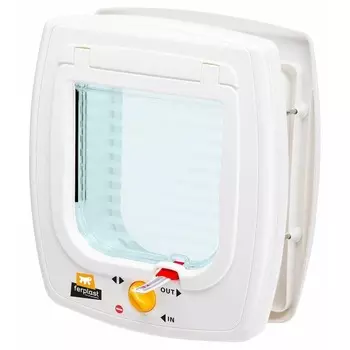 Ferplast Swing 5 Tunnel дверка для животных, белая - 22,5x9,6xh25,2 см, размер прохода - 13,5x13,7 см Словения 1 уп. х 1 шт. х 0.57 кг