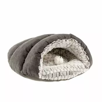 Ferplast Tufli домик для кошек, с игрушкой, мягкий - 52x39xh26 см Украина 1 уп. х 1 шт. х 0.735 кг