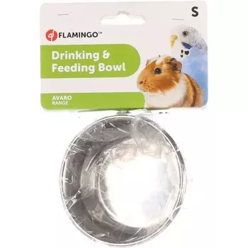 Flamingo Avaro миска с крепежом для клетки птиц - 290 мл, 10 см для всех возрастов Индия 1 уп. х 1 шт. х 0.11 кг