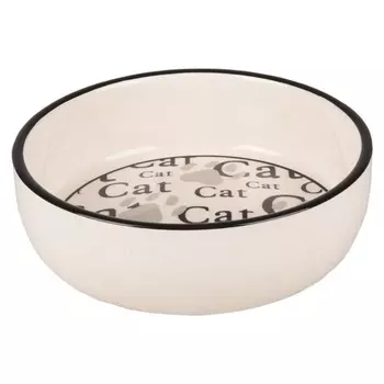 Flamingo Cathy, S, миска керамическая для кошек и собак, белая - 375 мл, 13,5 x 13,5 x 4см для всех возрастов s Китай 1 уп. х 1 шт. х 0.27 кг