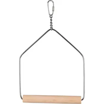 Flamingo Dina качели для птиц, с деревянной жердочкой - 16 x 20 см для всех возрастов Китай 1 уп. х 1 шт. х 0.05 кг