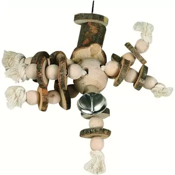 Flamingo игрушка для птиц, деревянная с колокольчиком - 29 см Китай 1 уп. х 1 шт. х 0.51 кг