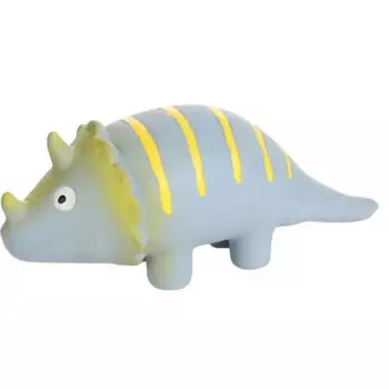 Flamingo игрушка для собак "Динозавр" S, латекс, серый, 5х14,8х6 см для всех возрастов породы мелкого размера Китай 1 уп. х 1 шт. х 0.05 кг