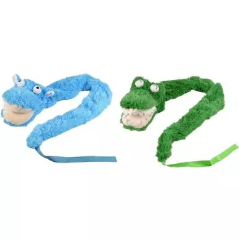 Flamingo игрушка на руку Змея, плюшевая, в ассортименте - 110 см Китай 1 уп. х 1 шт. х 0.18 кг