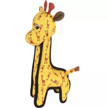 Flamingo игрушка "Жираф" STRONG STUFF желтый, повышенной прочности, 35 см для всех возрастов породы мелкого размера Китай 1 уп. х 1 шт. х 0.22 кг