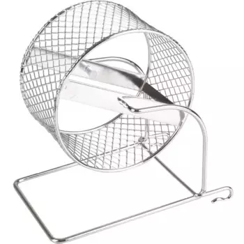 Flamingo колесо беговое для грызунов S, металл для всех возрастов Китай 1 уп. х 1 шт. х 0.23 кг