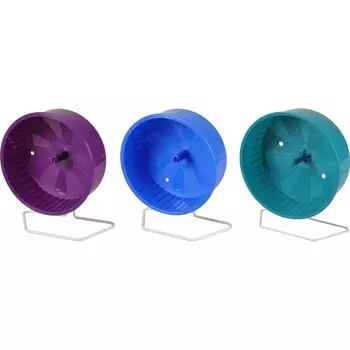 Flamingo колесо беговое для грызунов WACKY на подставке, пластиковое, S, d 13 см для всех возрастов Китай 1 уп. х 1 шт. х 0.13 кг