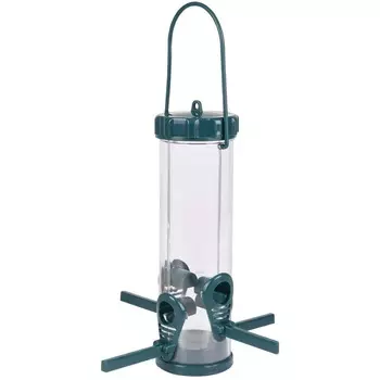 Flamingo кормушка для птиц, уличная, пластик, 22,5х22,5х34,6 см для всех возрастов Китай 1 уп. х 1 шт. х 0.2 кг