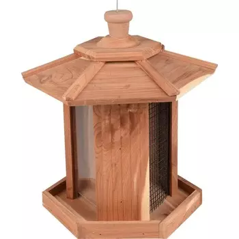 Flamingo кормушка уличная для птиц Silo, дерево - 27,5 x 23 x 27,5 см Китай 1 уп. х 1 шт. х 0.112 кг