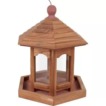 Flamingo кормушка уличная для птиц Silo, дерево - 20,5 x 17,5 x 23 см Китай 1 уп. х 1 шт. х 0.48 кг