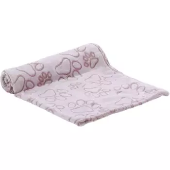 Flamingo Lalia подстилка-плед для кошек и собак, розовый с рисунком лапки, флис - 70 х 100 см для всех возрастов для всех пород Китай 1 уп. х 1 шт. х 0.23 кг