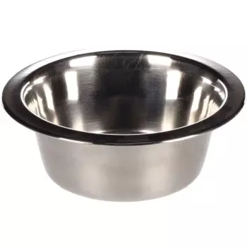 Flamingo миска стальная N1 для собак - 370 мл, 13 см для всех возрастов для всех пород Индия 1 уп. х 1 шт. х 0.055 кг