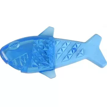 Flamingo охлаждающая игрушка "Рыба", ТПР, голубой - 18 см Китай 1 уп. х 1 шт. х 0.12 кг