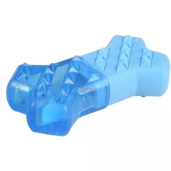 Flamingo охлаждающая игрушка "Снежная косточка", ТПР, голубой - 13,3 см Китай 1 уп. х 1 шт. х 0.13 кг