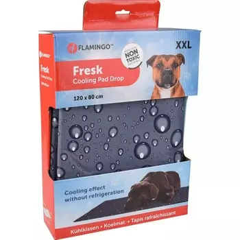 Flamingo охлаждающая подстилка XXL для собак, серая - 120 х 80 см для всех возрастов для всех пород Китай 1 уп. х 1 шт. х 4.97 кг