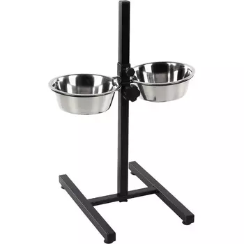 Flamingo Otis стойка с мисками для собак - 2,5 л, 25 см для всех возрастов для всех пород Индия 1 уп. х 1 шт. х 2.11 кг