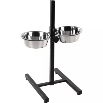 Flamingo Otis стойка с мисками для собак - 2 x 4 л, 27 см для всех возрастов для всех пород Индия 1 уп. х 1 шт. х 2.44 кг