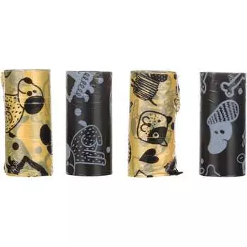 Flamingo пакетики для уборки за собакой, в наборе - 4 рулона по 15 шт Китай 1 уп. х 1 шт. х 0.11 кг