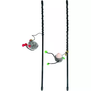 Flamingo удочка-дразнилка для кошек "Мышка" для всех возрастов Китай 1 уп. х 1 шт. х 0.03 кг