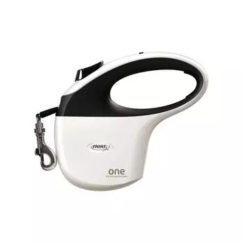 Flexi Поводок-рулетка для собак до 30 кг, лента 5 м, черный Германия 1 уп. х 1 шт. х 0.4 кг