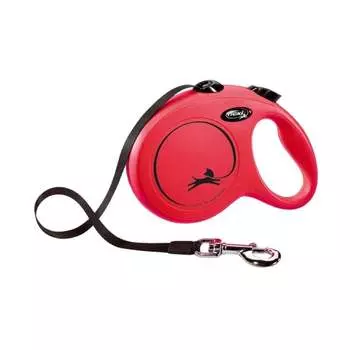 Flexi рулетка New Classic L (до 50 кг) лента 8 м красная премиум Германия 1 уп. х 1 шт. х 0.5 кг