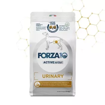 Forza10 Aсtive Line Urinary для собак, при заболеваниях мочевыводящих путей, с рыбой - 10 кг ветеринарный супер премиум монобелковый для взрослых с рыбой для всех пород мешок Импортный корм 1 уп. х 1 шт. х 10 кг