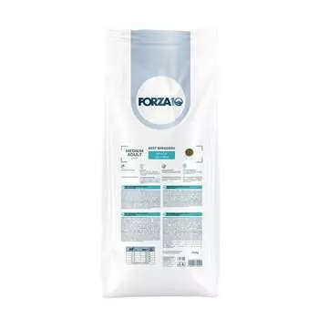 Forza10 Best Breeders Medium Adult (24/11) сухой корм для собак средних пород, с рыбой - 20 кг повседневный супер премиум для взрослых с рыбой породы среднего размера мешок Италия 1 уп. х 1 шт. х 20 кг