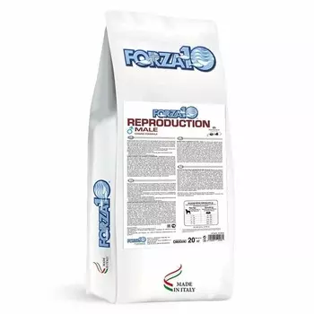 Forza10 Reproduction Male Active сухой корм для кабелей с проблемами в области репродуктивной системы, рыбой - 20 кг ветеринарный для взрослых с рыбой мешок Италия 1 уп. х 1 шт. х 20 кг