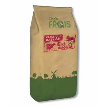 Frais Classique полнорационный сухой корм для котят с нормальной физической активностью, мясное ассорти повседневный супер премиум для котят ассорти мясное для всех пород мешок Россия 1 уп. х 1 шт. х 10 кг