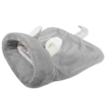 Gamma дом-нора для животных "Котик", серый - 460х240х10мм для всех пород Россия 1 уп. х 1 шт. х 0.289 кг