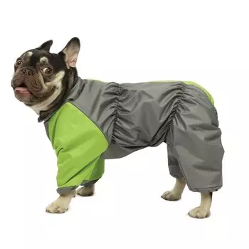 Gamma комбинезон демисезонный "Французский бульдог", серо-салатовый, размер S, 36х70см s Россия 1 уп. х 1 шт. х 0.154 кг
