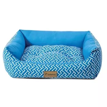 Gamma лежанка для животных прямоугольная "Регата", размер S - 420х400х150мм для всех пород Россия 1 уп. х 1 шт. х 0.45 кг