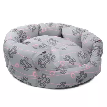 Gamma лежанка для животных "Уют", размер L - 600х600х180мм для всех пород Россия 1 уп. х 1 шт. х 0.67 кг