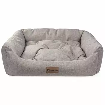 Gamma лежанка прямоугольная "кижи гранд", 600х470х180 мм для всех пород Россия 1 уп. х 1 шт. х 0.86 кг